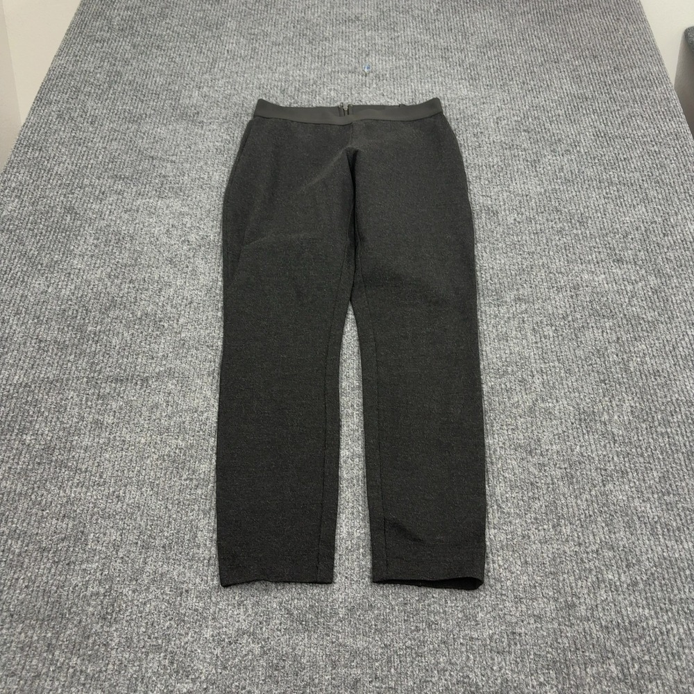 J Crew Pants Womens 6S Gray Viscose Nylon Pixie Back Zip Skinny Casual Workwear